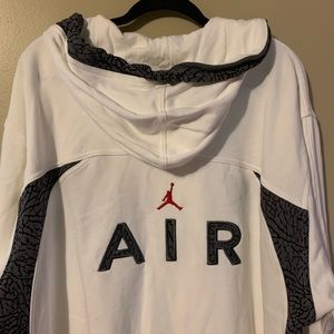 Nike Air Jumpman 23 full zip hoodie size XL White